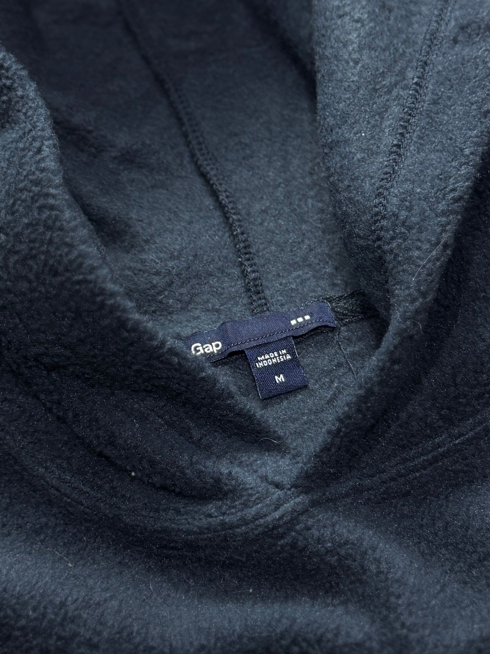 Vintage GAP Spellout Fleece Hoodie (M)