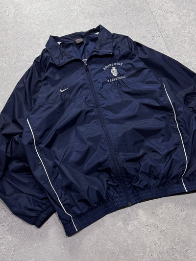 Vintage 2000s Nike X Brunswick Basketball Windbreaker Jacket (L)