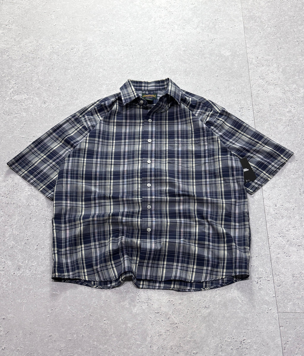 Vintage 2000s Plaid Button Up Shirt (L)