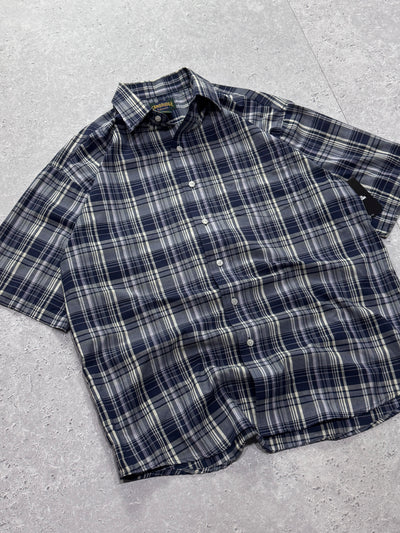 Vintage 2000s Plaid Button Up Shirt (L)