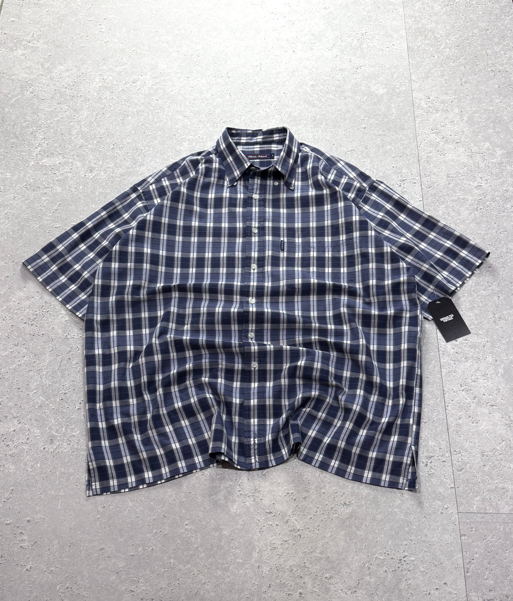 Vintage 2000s Plaid Button Up Shirt (XL)