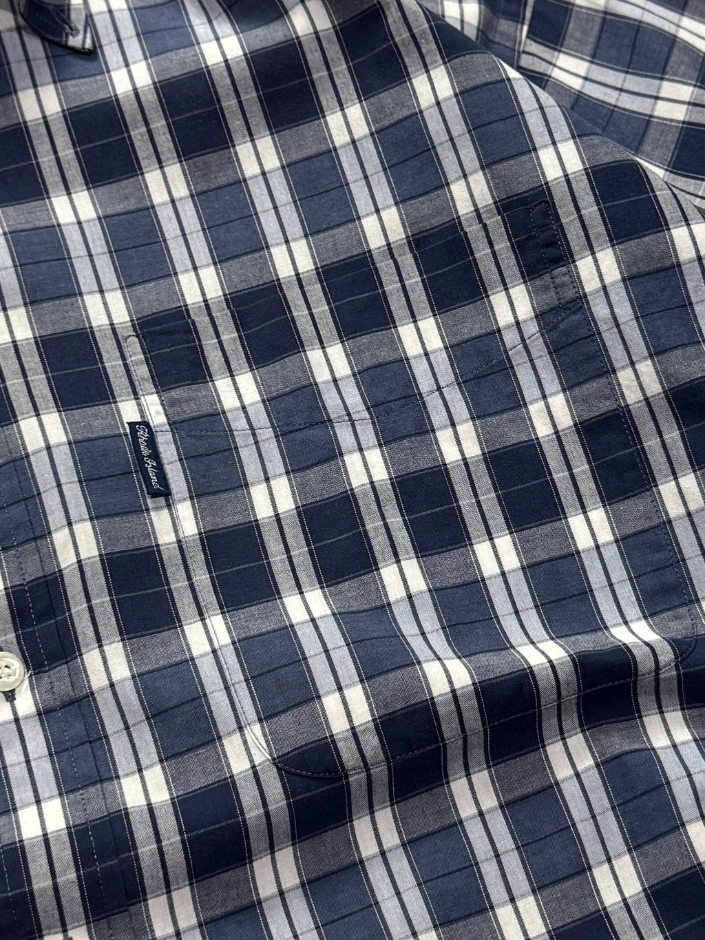 Vintage 2000s Plaid Button Up Shirt (XL)