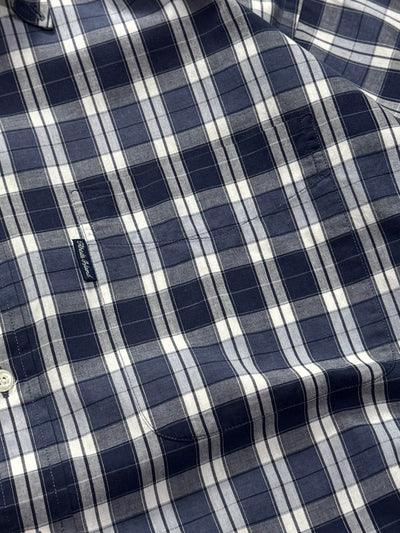 Vintage 2000s Plaid Button Up Shirt (XL)
