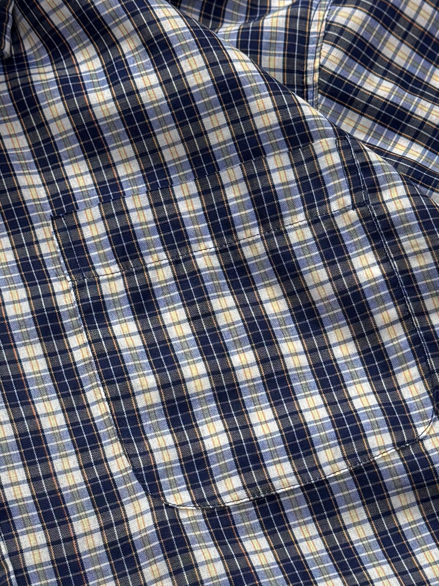 Vintage 2000s Plaid Button Up Shirt (XL)