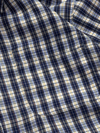 Vintage 2000s Plaid Button Up Shirt (XL)