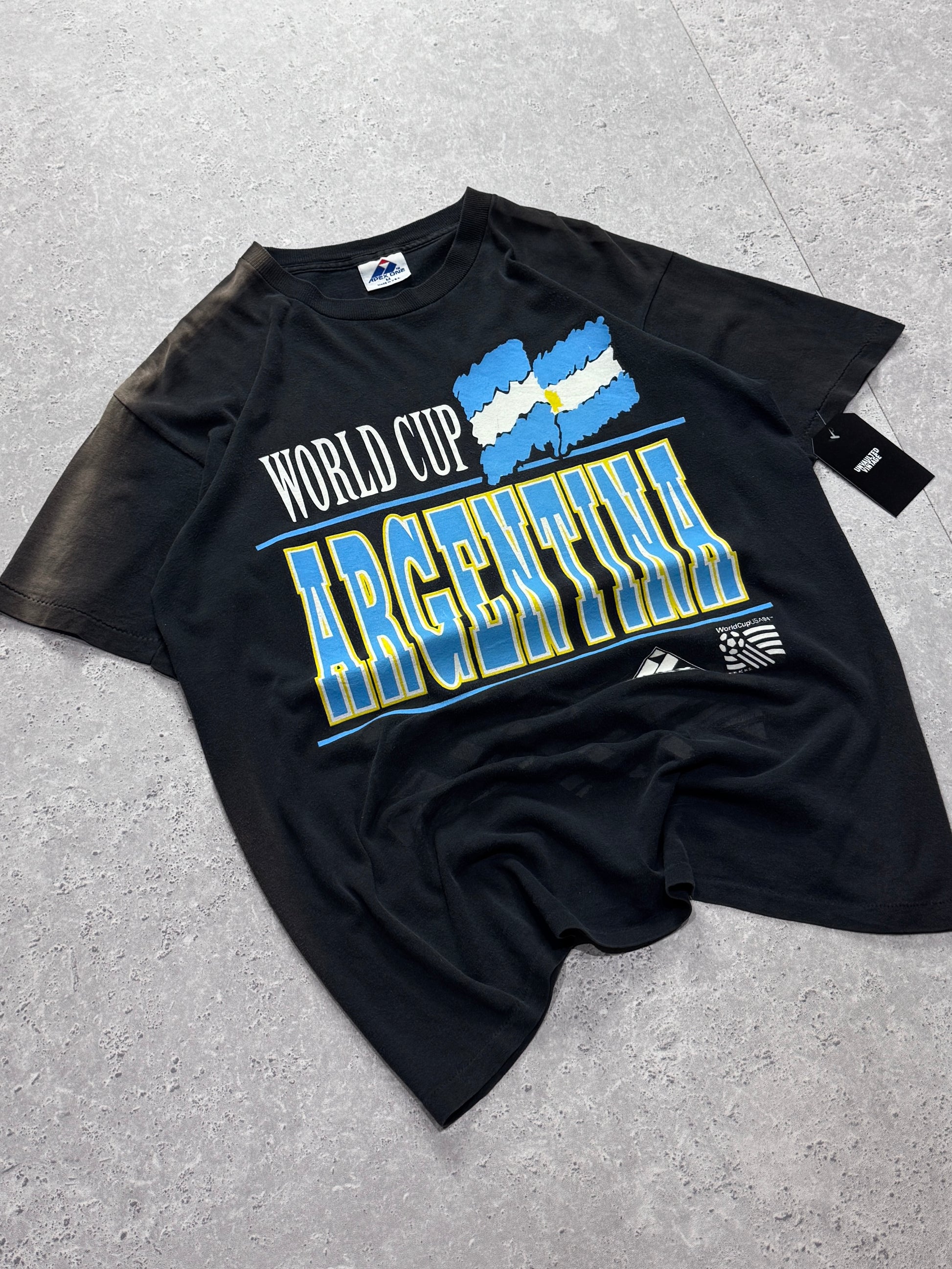 Vintage 1994 Argentina Football World Cup Tee (M)