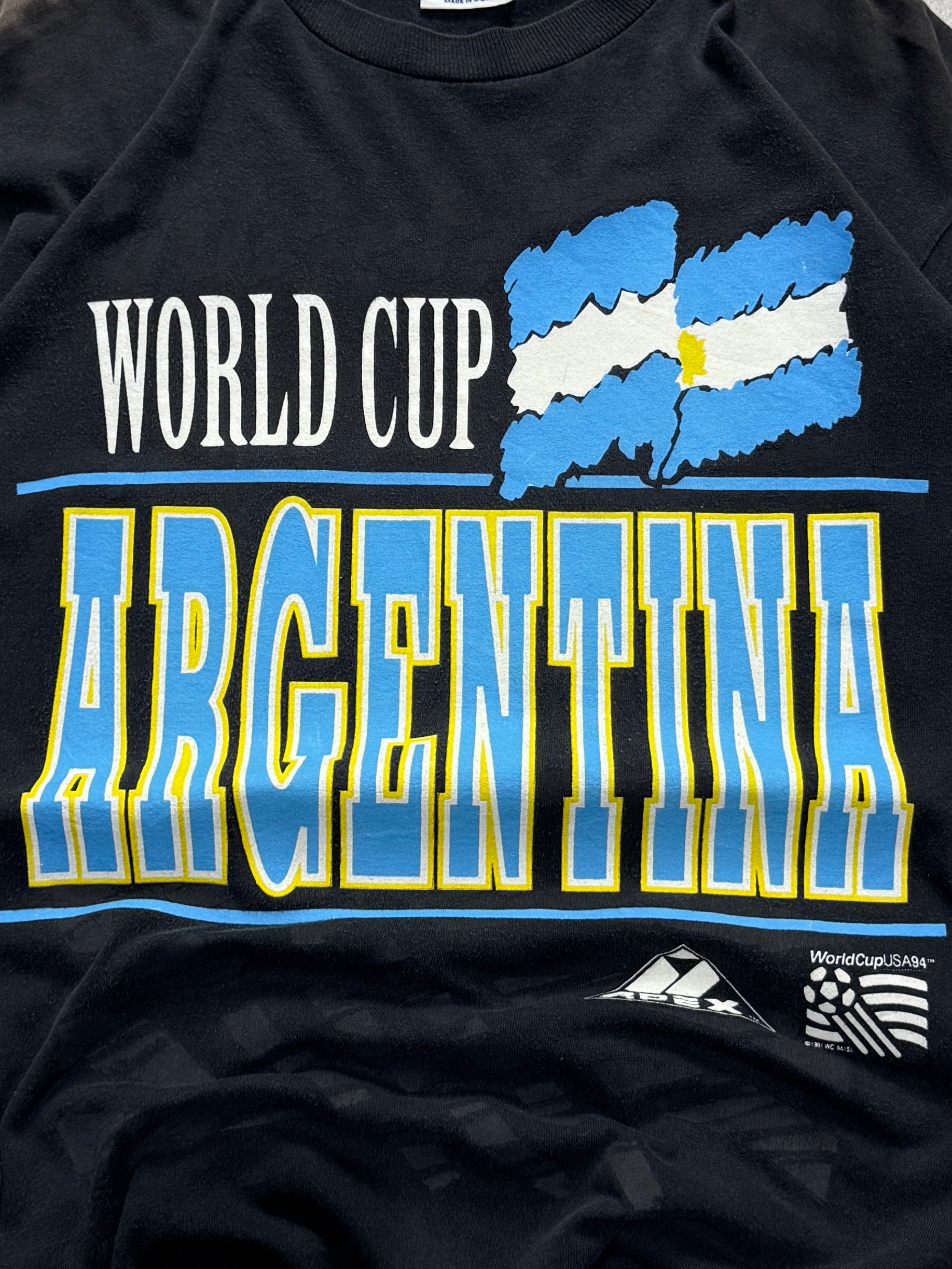 Vintage 1994 Argentina Football World Cup Tee (M)
