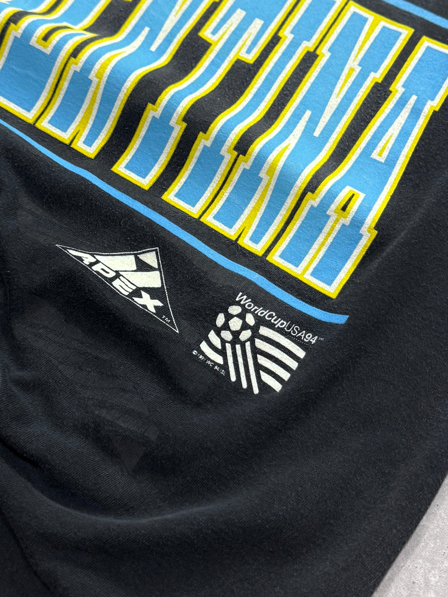 Vintage 1994 Argentina Football World Cup Tee (M)