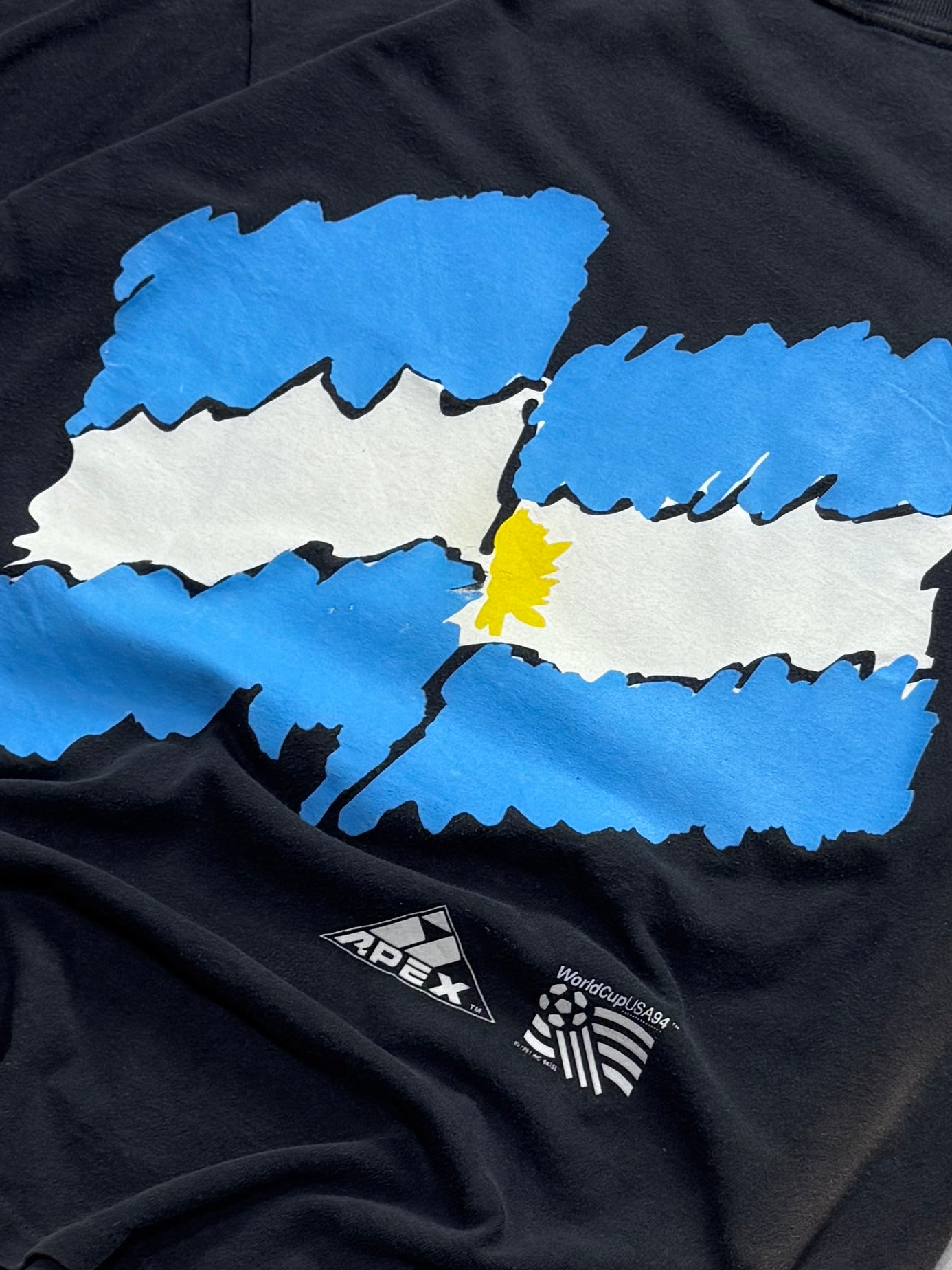 Vintage 1994 Argentina Football World Cup Tee (M)