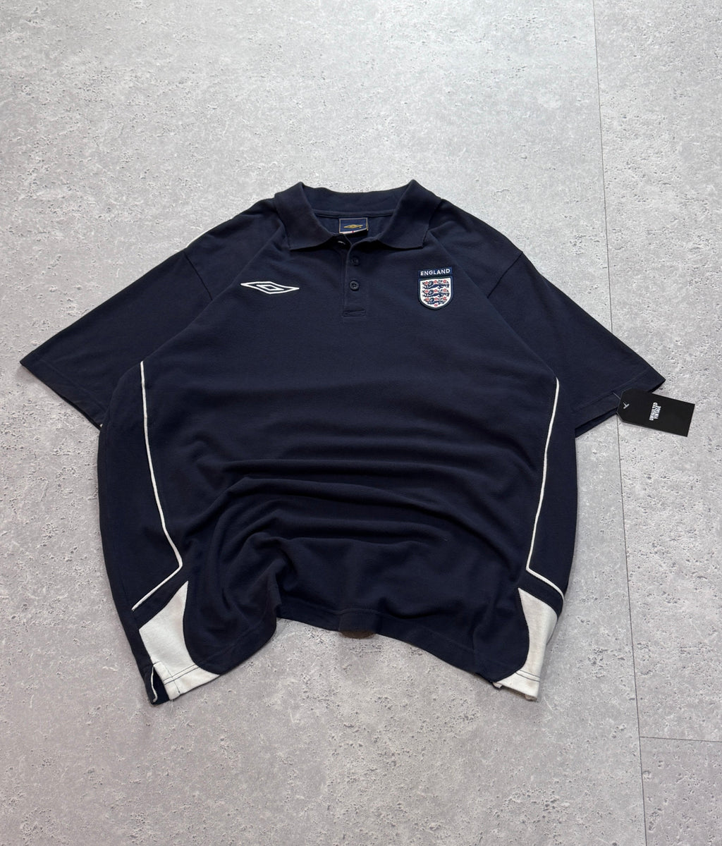 Vintage 2000s Umbro X England Football Polo Shirt (XL)