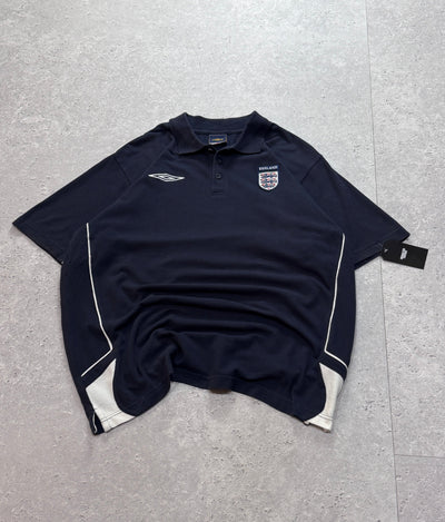Vintage 2000s Umbro X England Football Polo Shirt (XL)