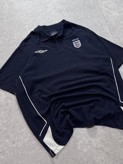 Vintage 2000s Umbro X England Football Polo Shirt (XL)