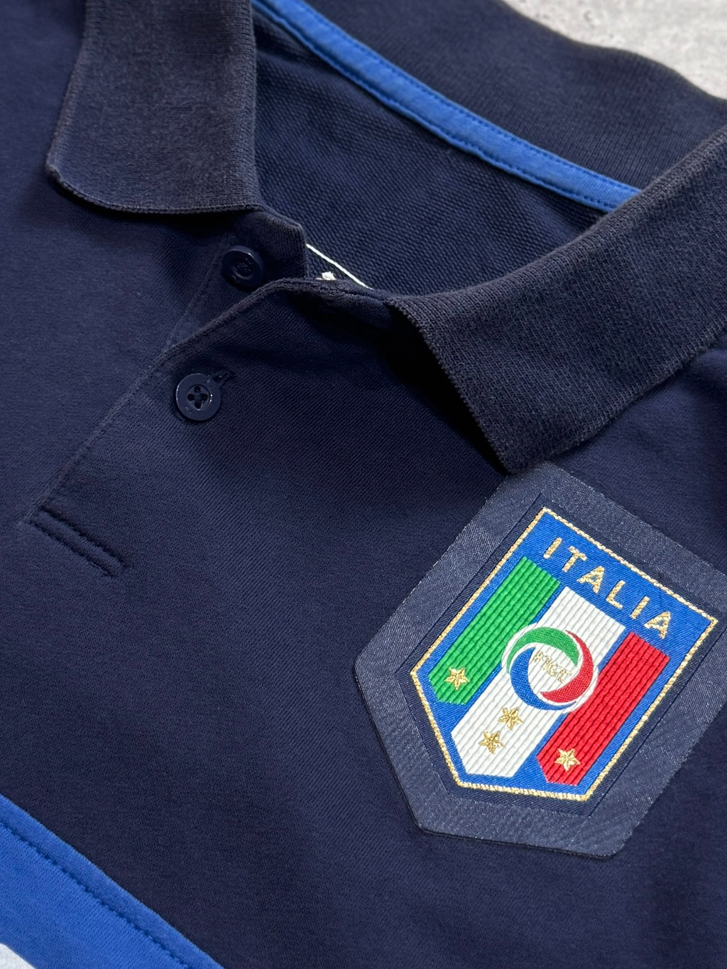Vintage 2000s Puma X Italia Football Polo Shirt (L)