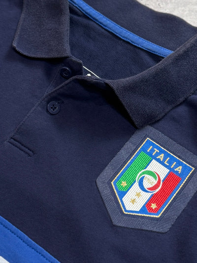 Vintage 2000s Puma X Italia Football Polo Shirt (L)