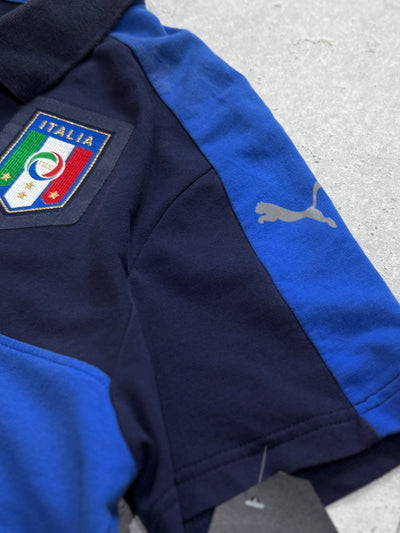 Vintage 2000s Puma X Italia Football Polo Shirt (L)