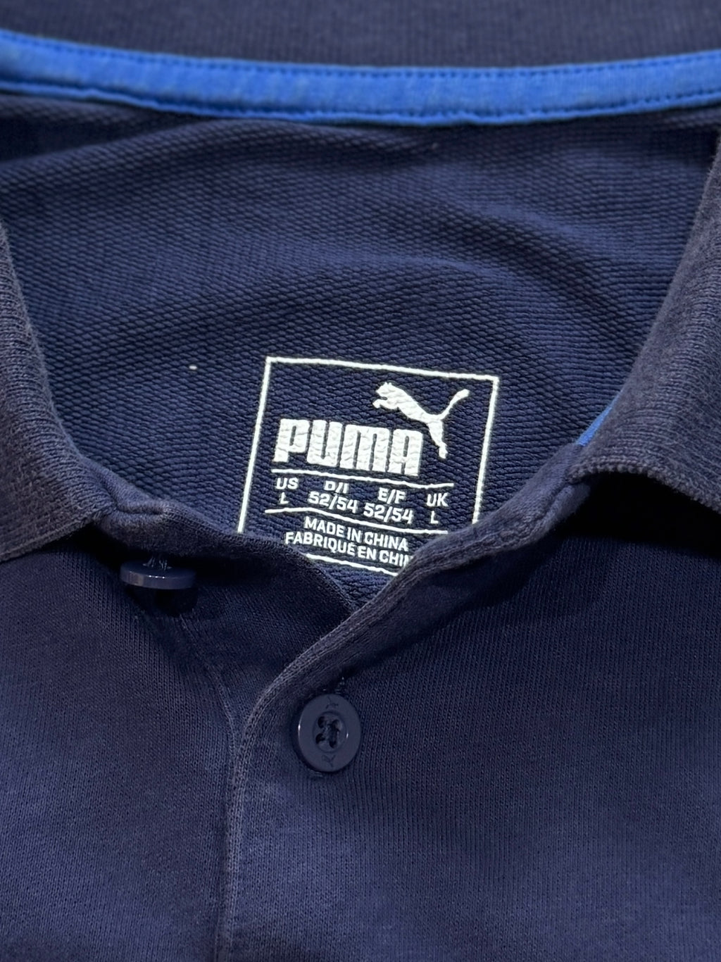 Vintage 2000s Puma X Italia Football Polo Shirt (L)