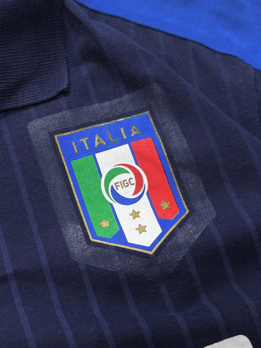 Vintage 2000s Puma X Italia Football Polo Shirt (L)