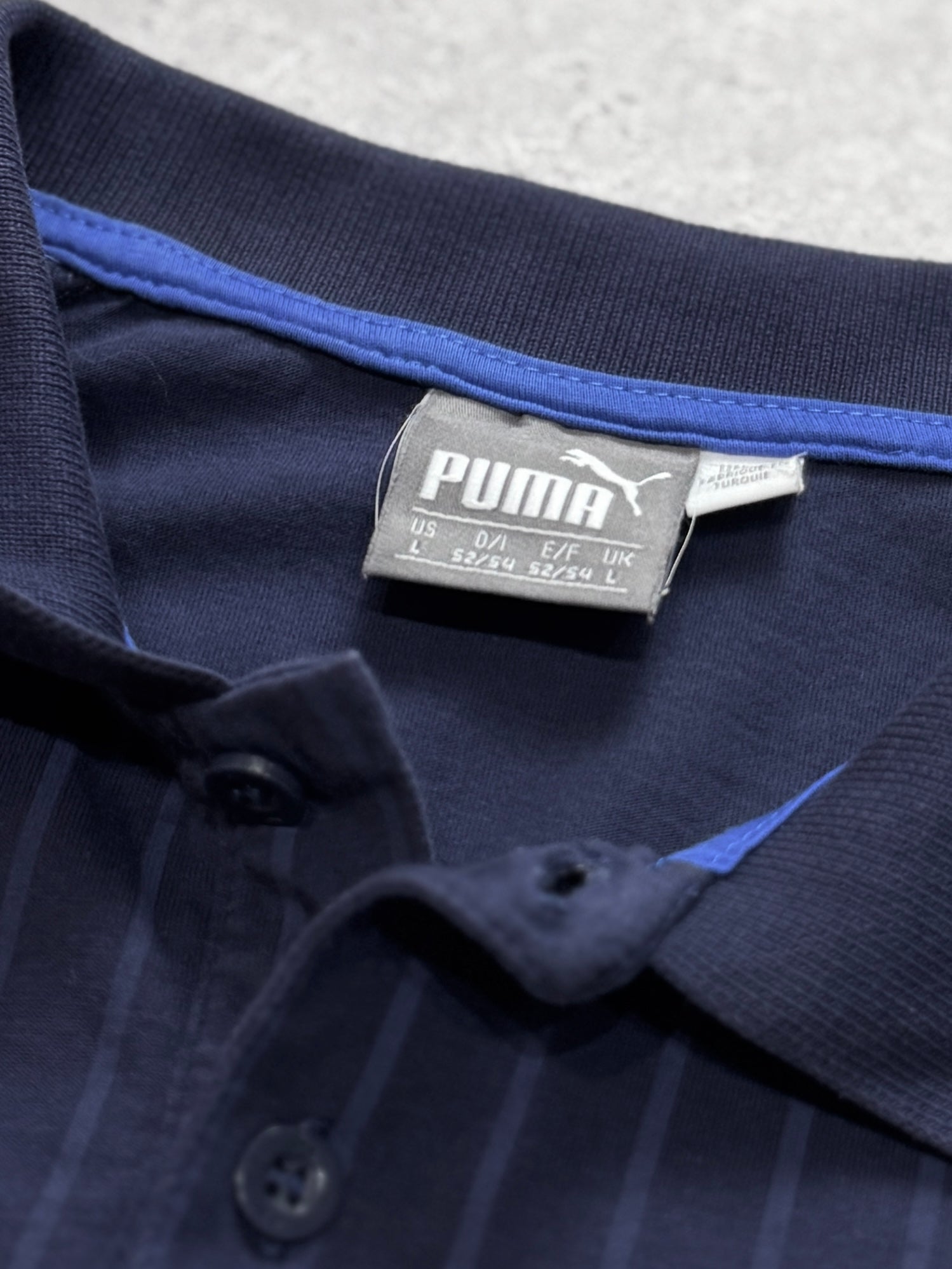 Vintage 2000s Puma X Italia Football Polo Shirt (L)