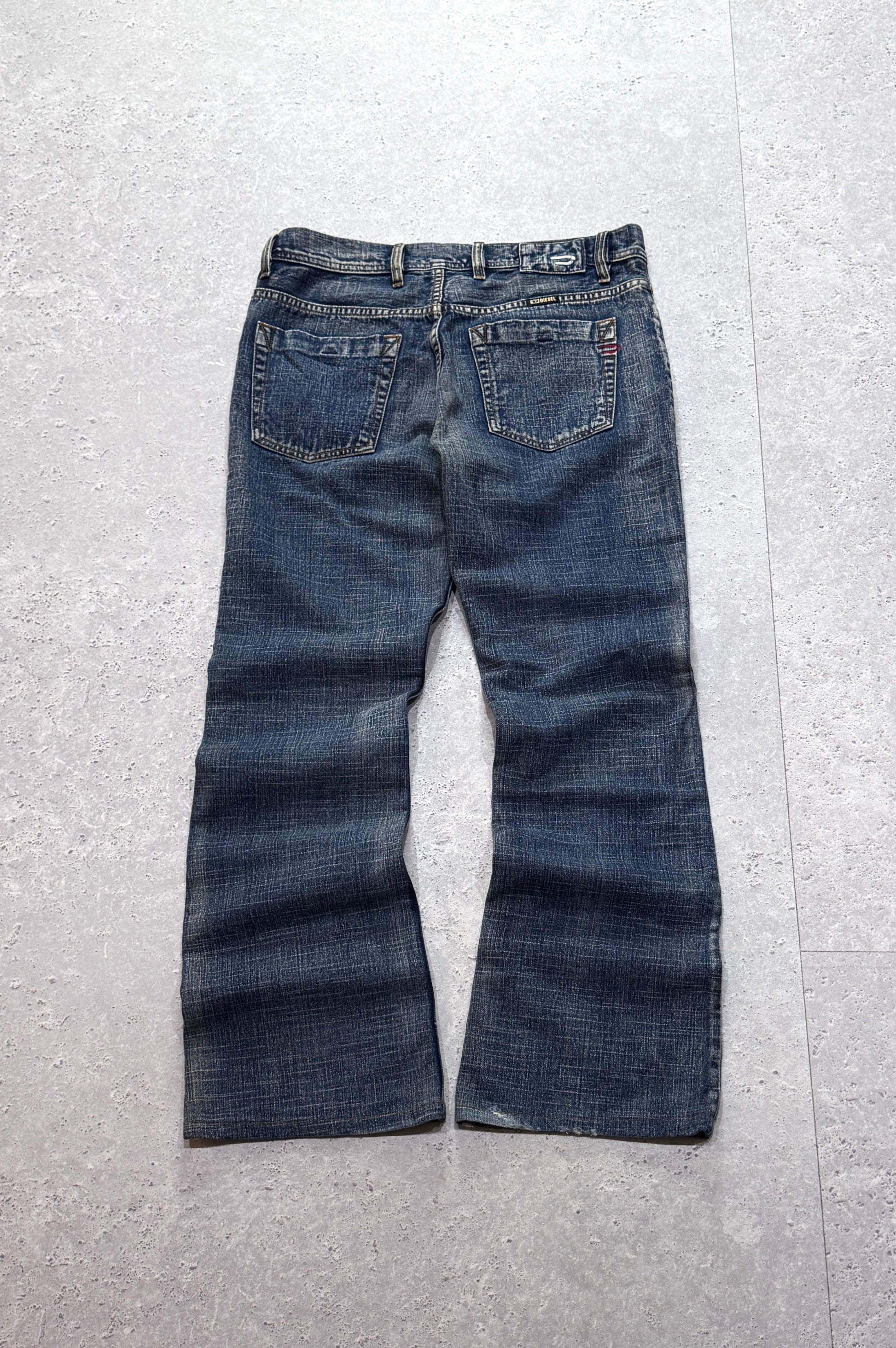 Vintage Y2K Diesel Industry Boot Cut Jeans (34”)