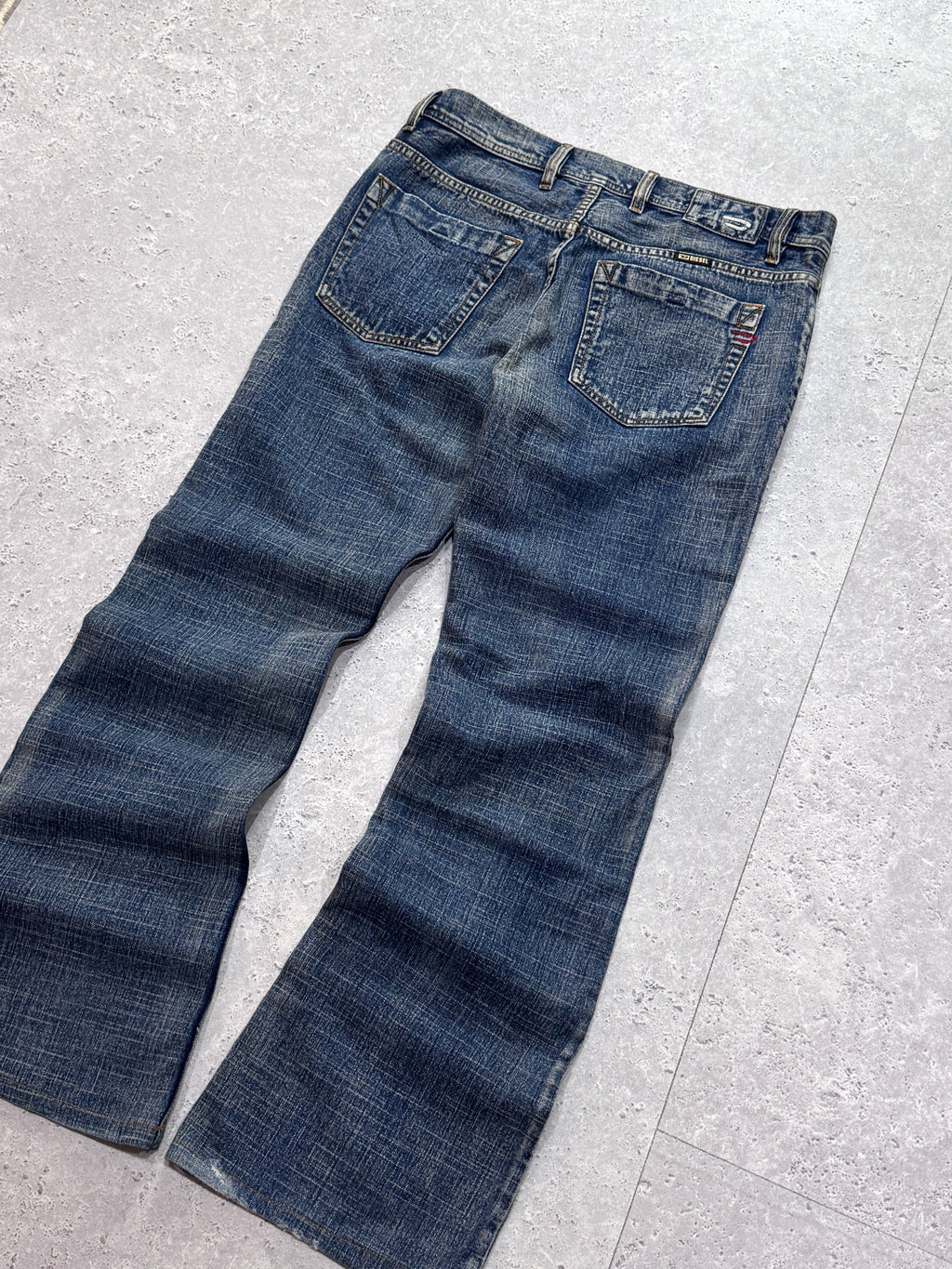 Vintage Y2K Diesel Industry Boot Cut Jeans (34”)