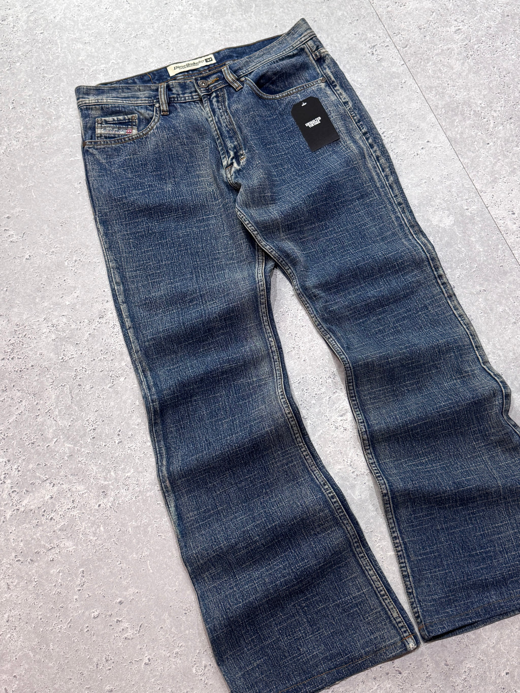 Vintage Y2K Diesel Industry Boot Cut Jeans (34”)