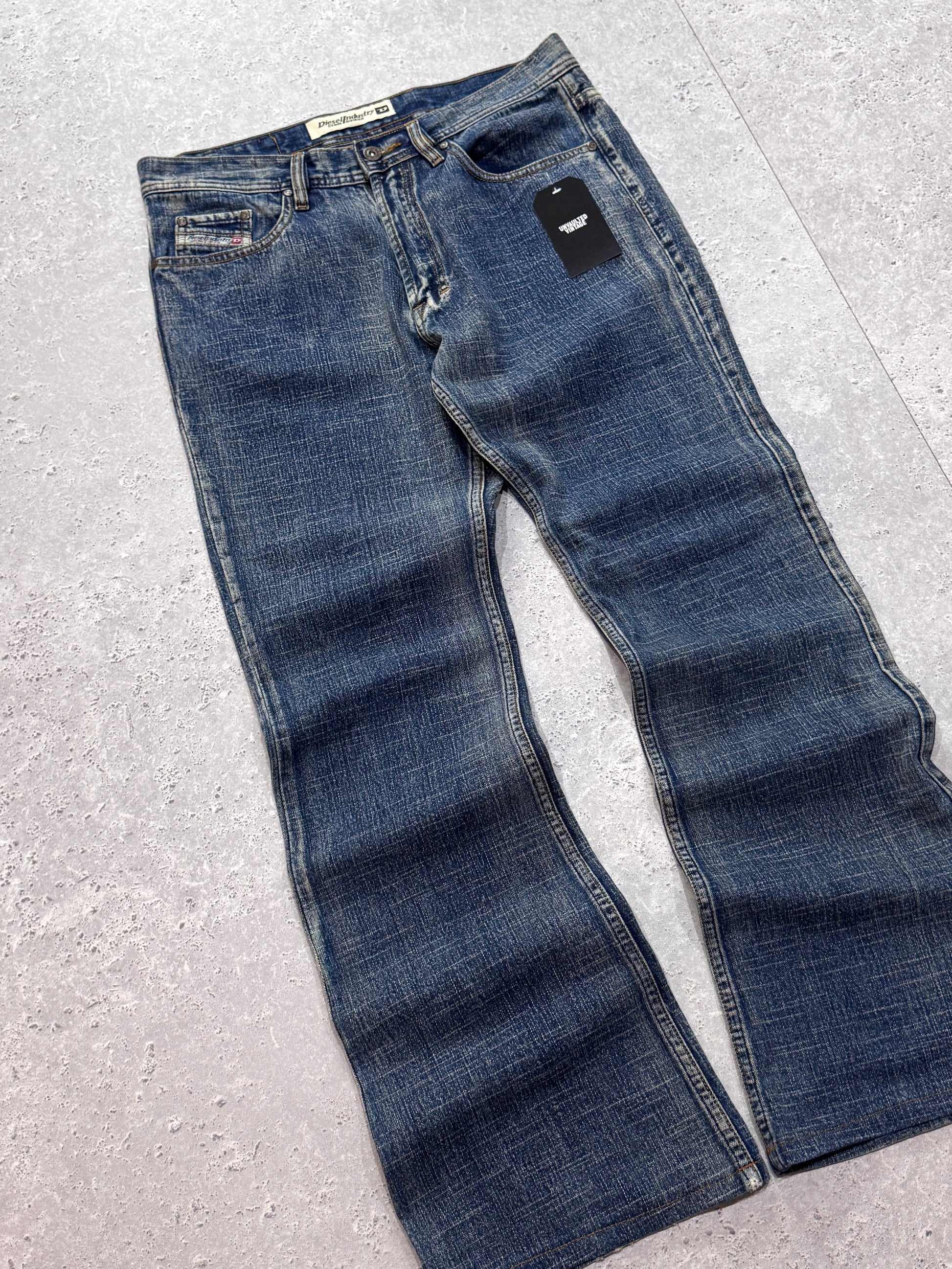 Vintage Y2K Diesel Industry Boot Cut Jeans (34”)