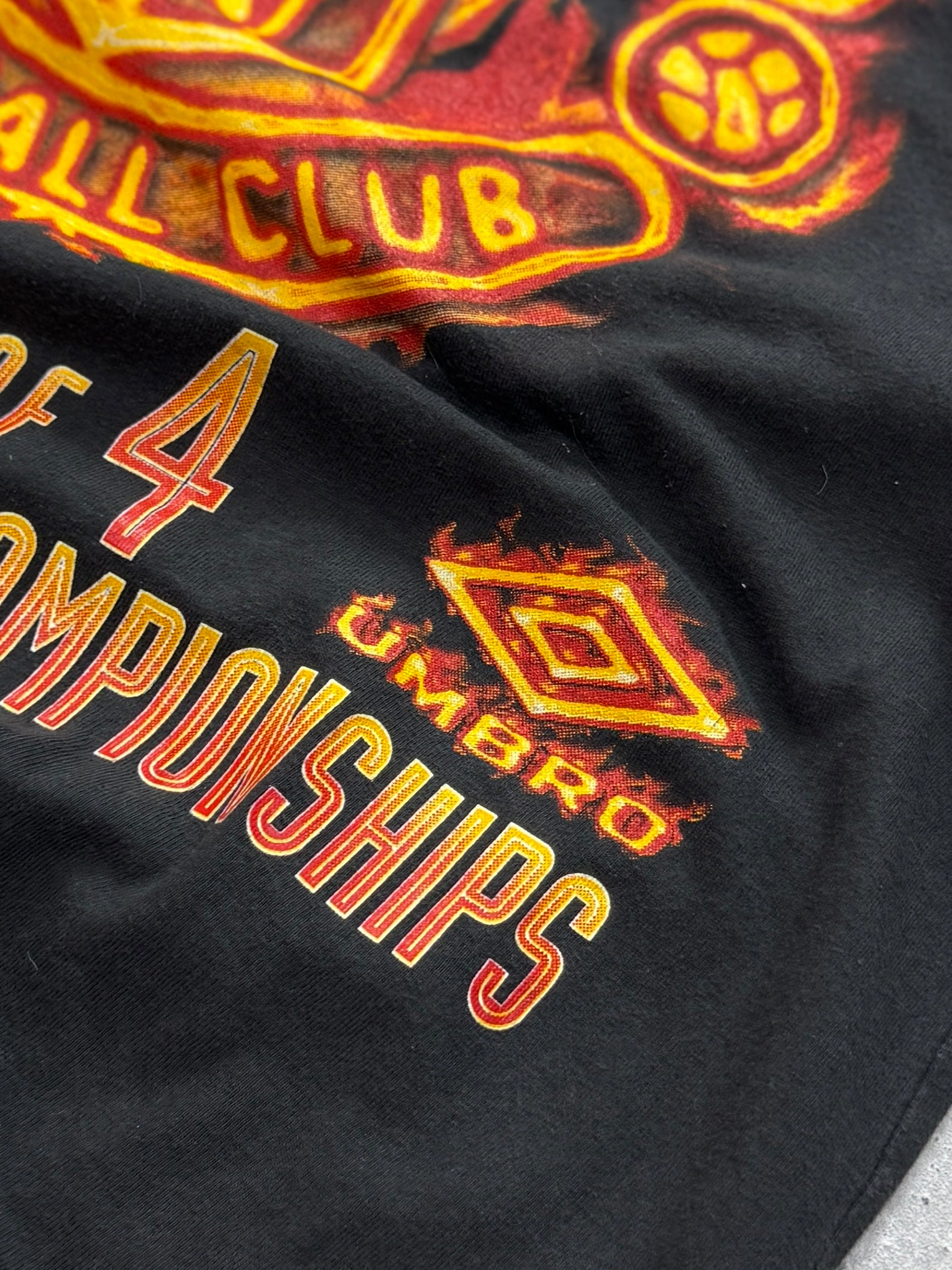 Vintage 90s Manchester United Premier League Championship Tee (S)