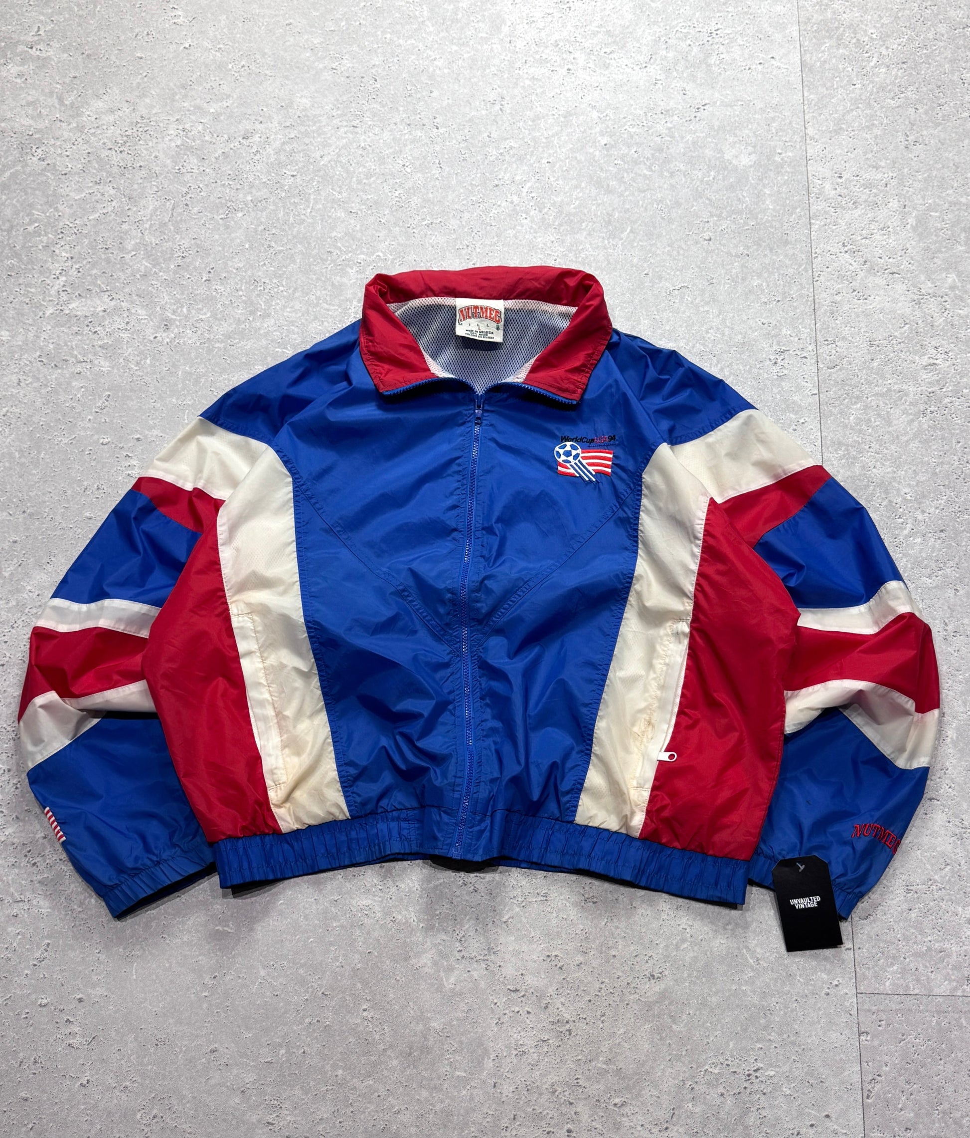 Vintage 1994 Football World Cup USA Windbreaker Jacket (L)