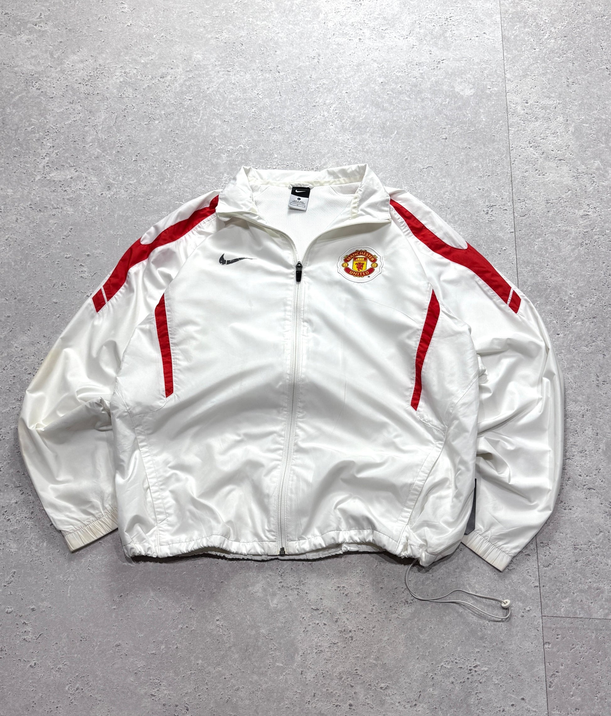 Vintage 2000s Nike X Manchester United Football Windbreaker Jacket (L)