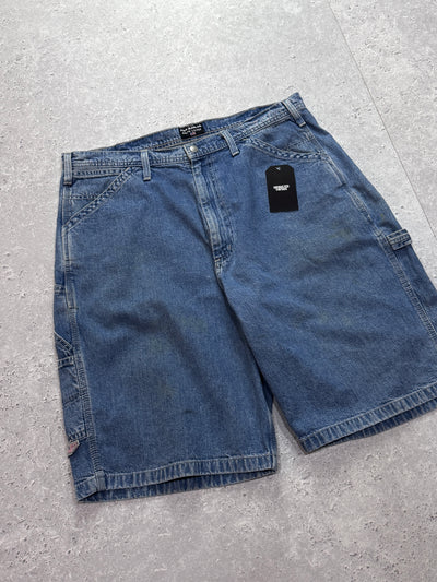 Vintage 2000s Polo Jeans Ralph Lauren Carpenter Jorts (36”)