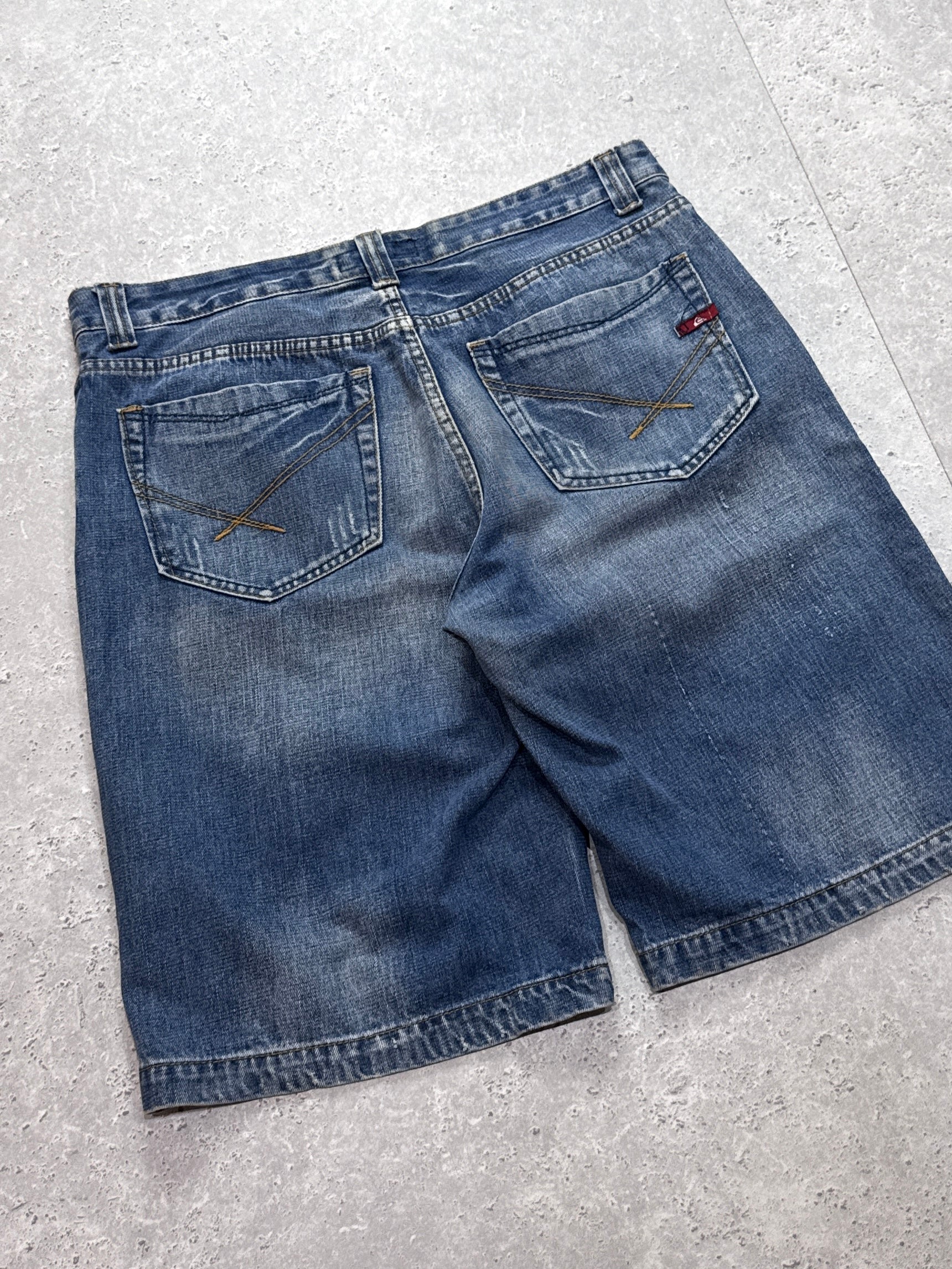 Vintage Y2K Quiksilver Denim Jorts (36”)