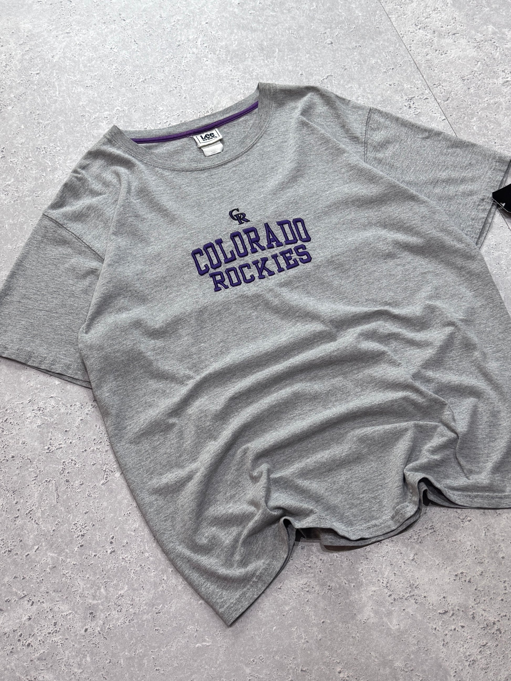 Vintage 2000s Colorado Rockies MLB Embroidered Tee (L)