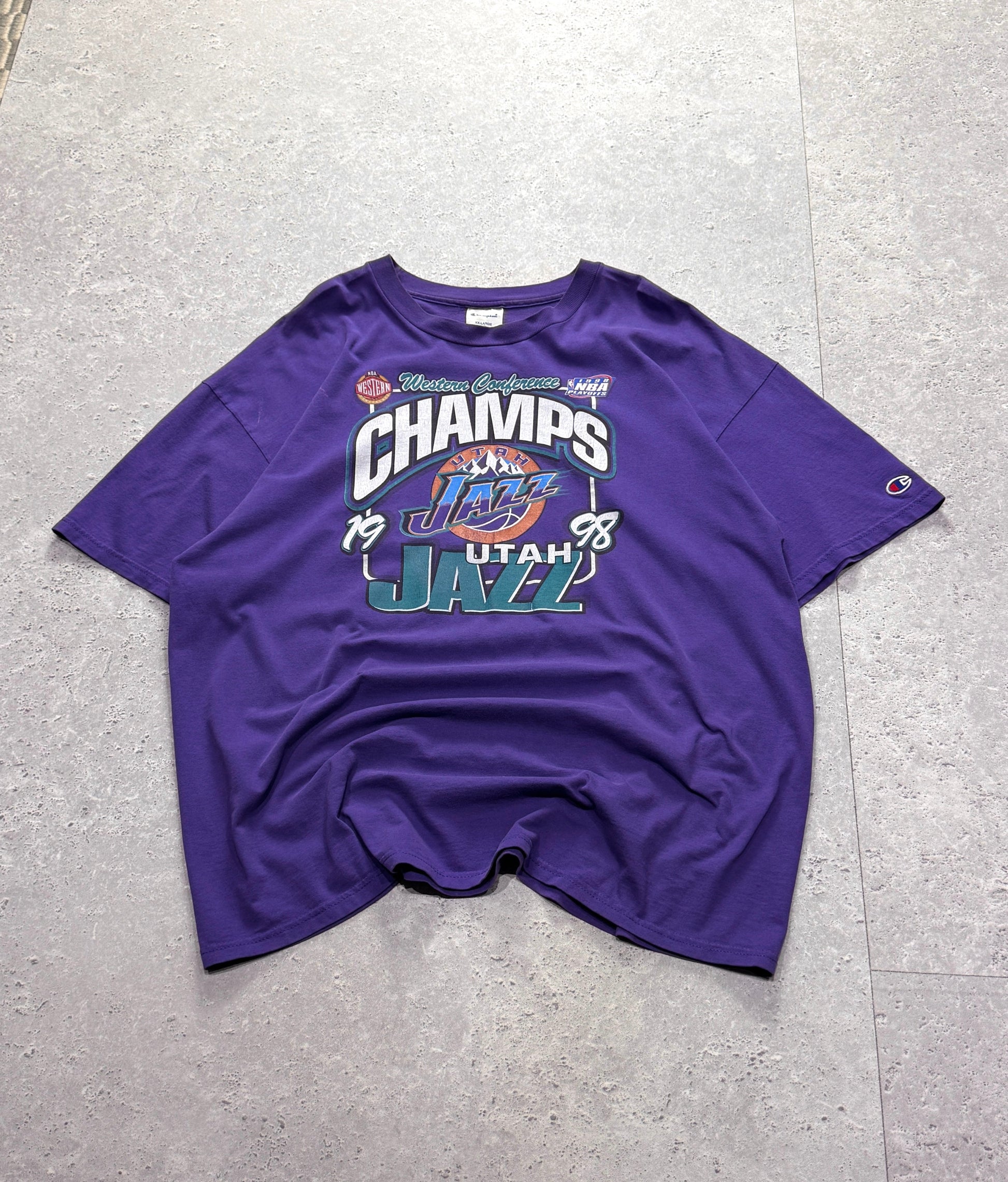 Vintage 1998 Utah Jazz NBA Playoffs Tee (XXL)