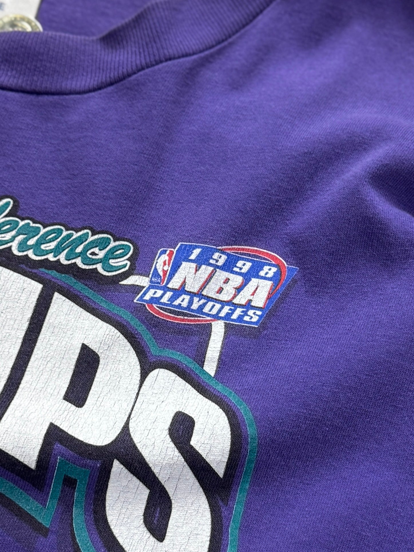 Vintage 1998 Utah Jazz NBA Playoffs Tee (XXL)