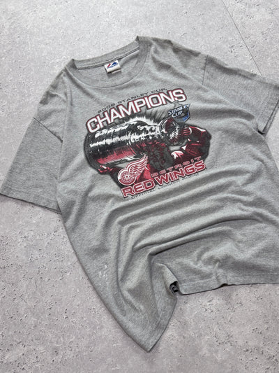 Vintage 2000s Detroit Red Wings Stanley Cup NHL Tee (L)