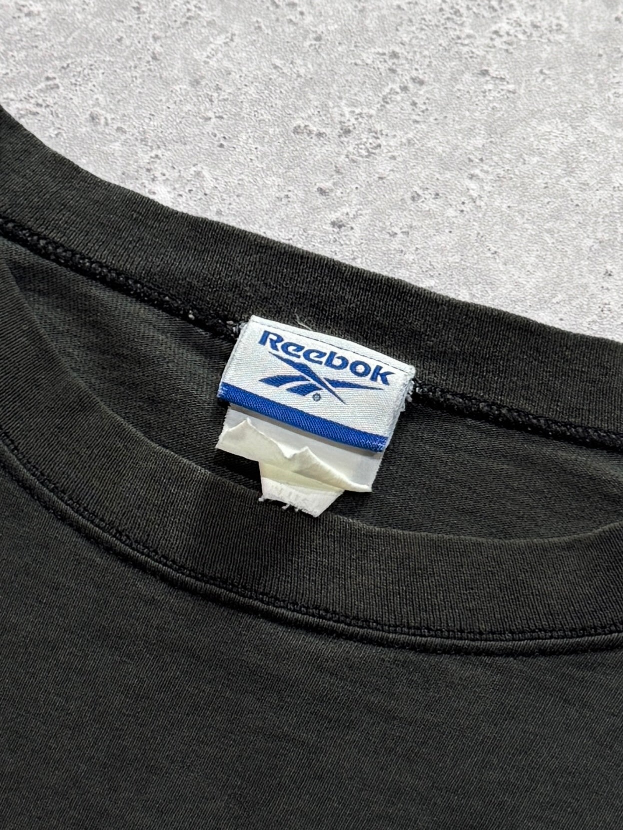 Vintage 2000s Reebok Spellout Embroidered Tee (XL)