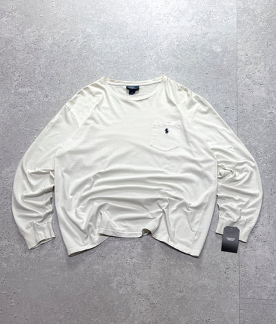 Vintage 90s Polo Ralph Lauren Long Sleeve Tee (L)
