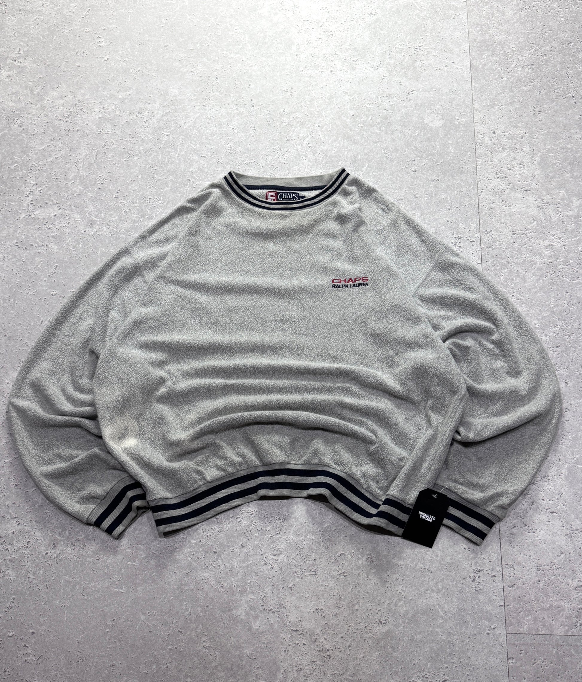 Vintage Chaps Ralph Lauren Fleece Sweater (XL)