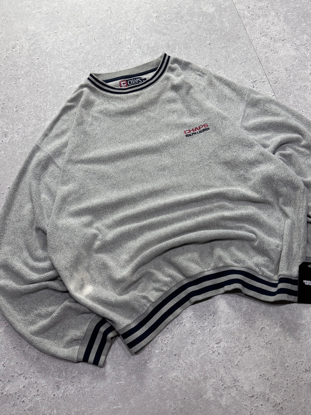 Vintage Chaps Ralph Lauren Fleece Sweater (XL)