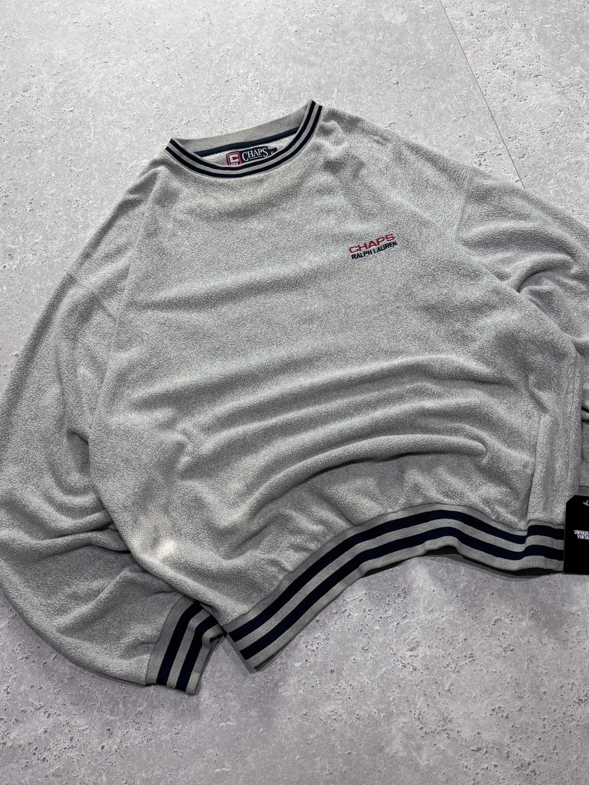 Vintage Chaps Ralph Lauren Fleece Sweater (XL)