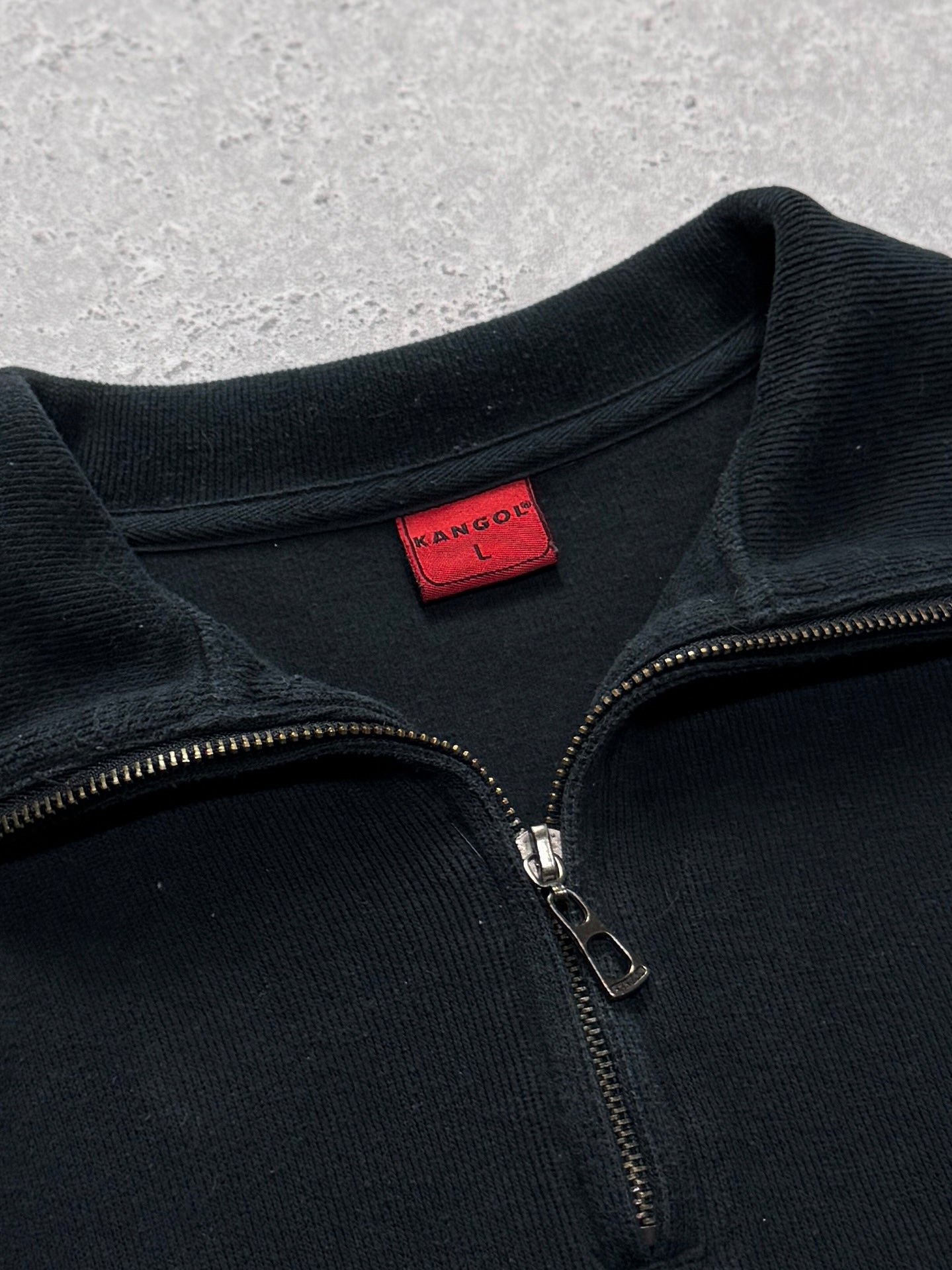 Vintage 2000s Kangol Quarter Zip Sweater (L)