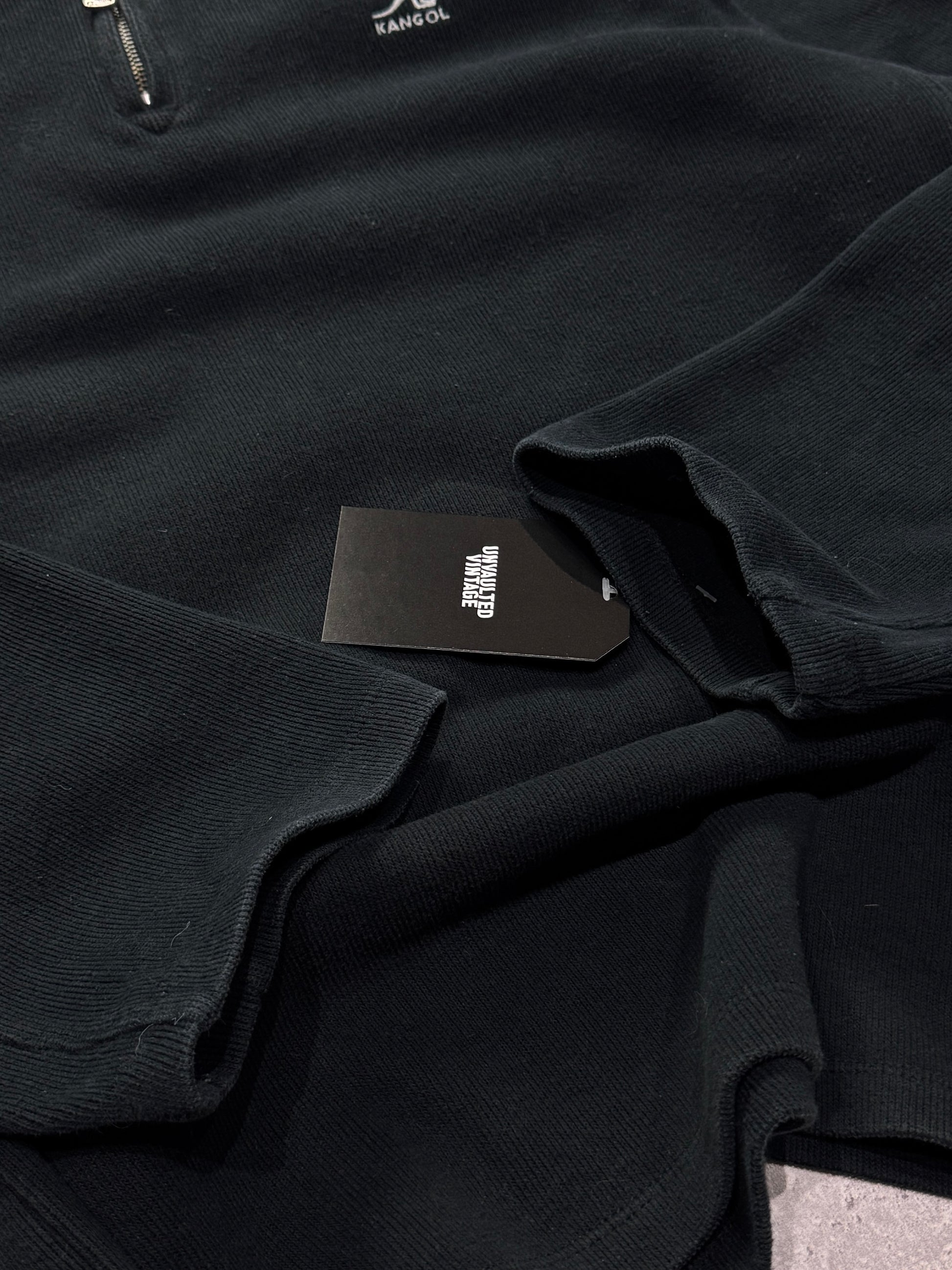 Vintage 2000s Kangol Quarter Zip Sweater (L)