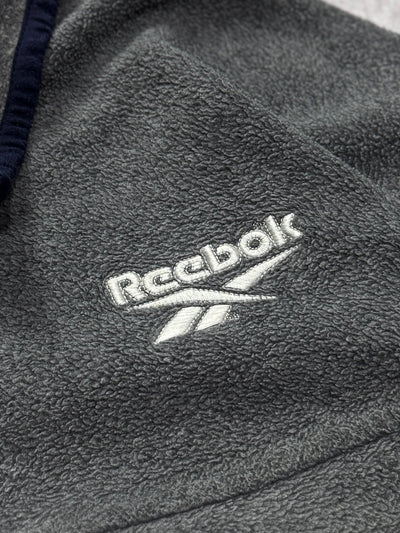 Vintage 2000s Reebok Fleece Quarter Button Sweater (XL)