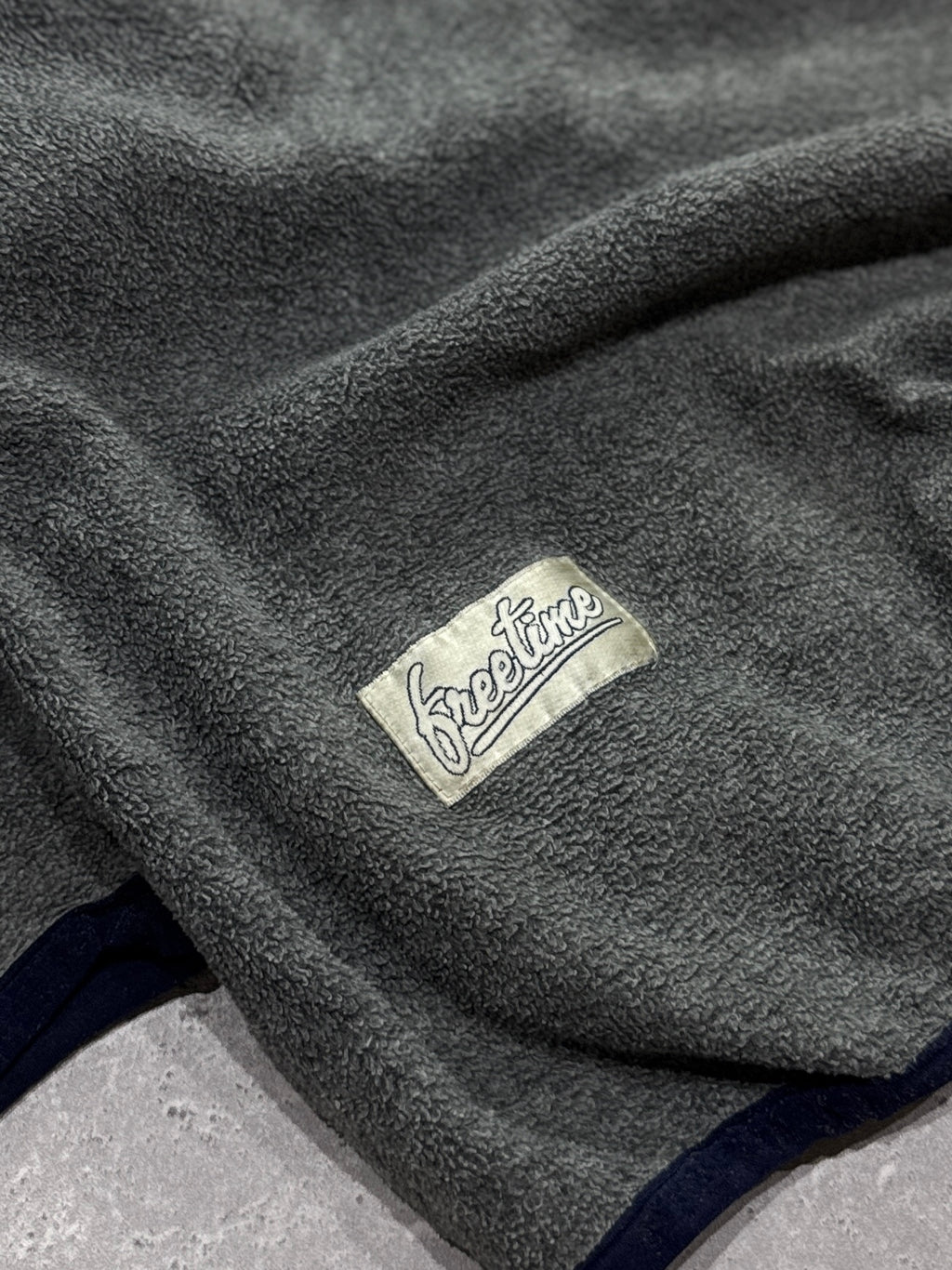 Vintage 2000s Reebok Fleece Quarter Button Sweater (XL)