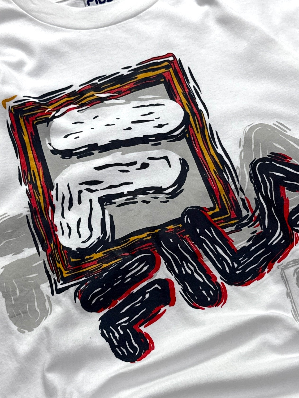 Vintage 90s Fila Logo Tee (XL)