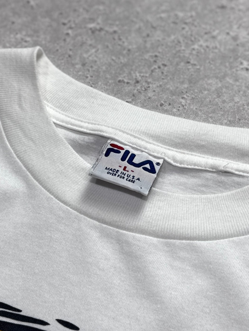 Vintage 90s Fila Logo Tee (XL)
