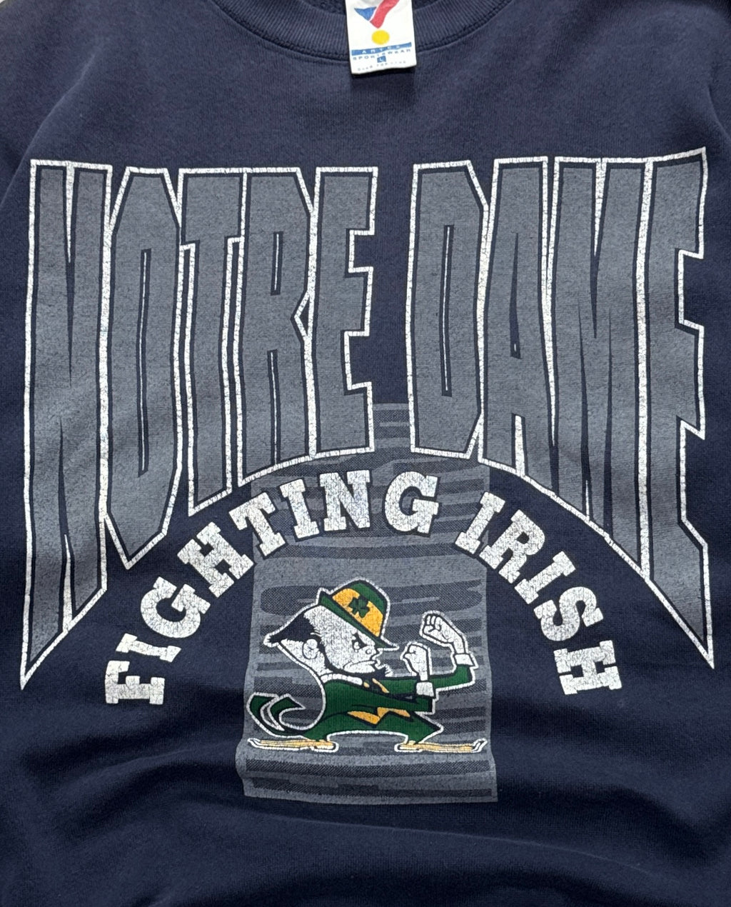 Vintage 90s Notre Dame College Sweater (L)
