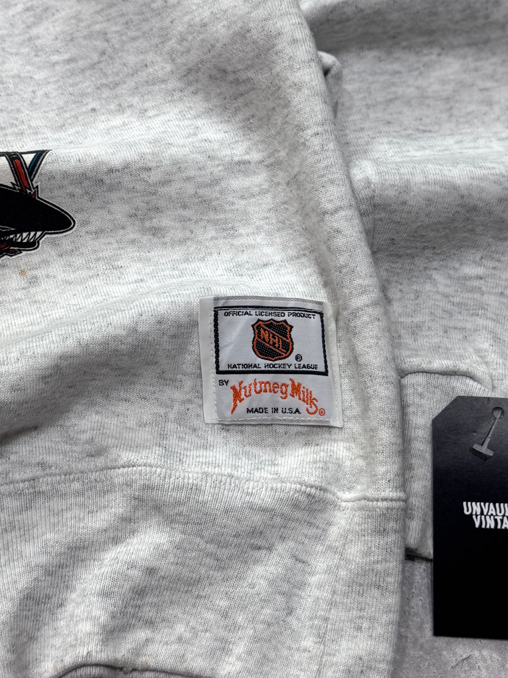 Vintage 90s Nutmeg X San Jose Sharks NHL Breakthrough Sweater (M)