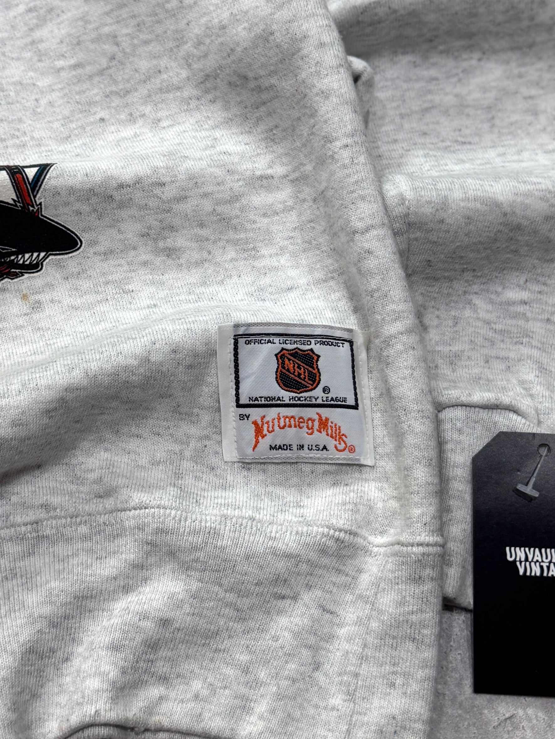 Vintage 90s Nutmeg X San Jose Sharks NHL Breakthrough Sweater (M)