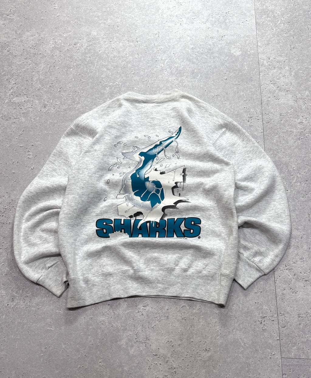 Vintage 90s Nutmeg X San Jose Sharks NHL Breakthrough Sweater (M)